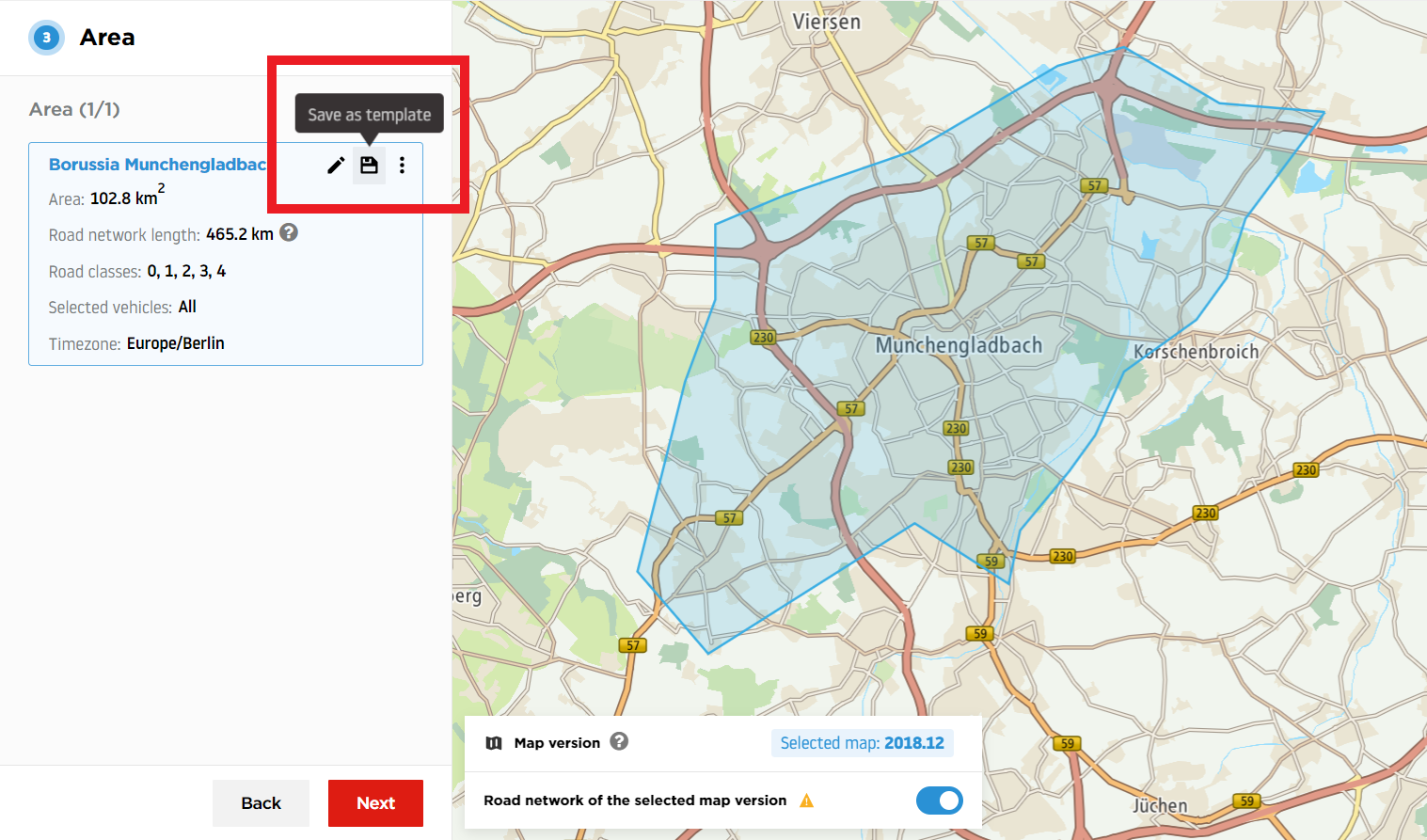 Traffic behavior around the stadium during a football match